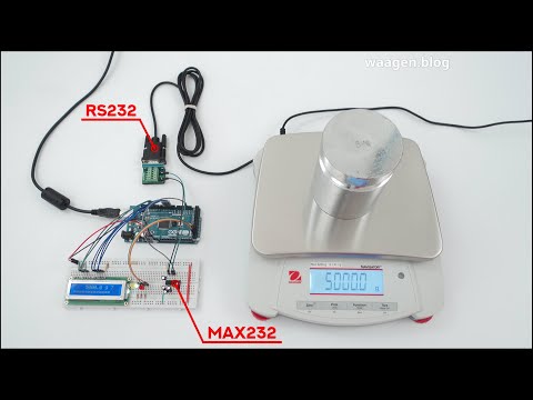 Arduino mit Waage Ohaus Navigator verbinden (via RS-232) - Beispielprojekt